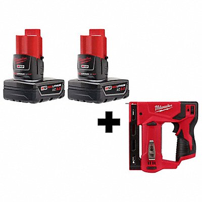 MILWAUKEE 48112400000000 M12 Battery Pack M12 3/8 Crown Stapler