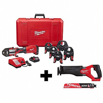 MILWAUKEE 29222228222048000000 M18 Press Tool M18 Recip Saw The TORCH