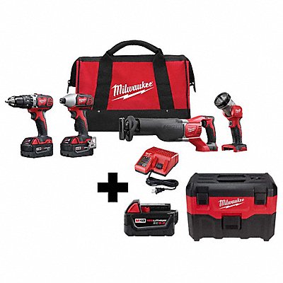 MILWAUKEE 26962448111850000000 M18 4-Tool M18 Battery Pack M18 Vacuum