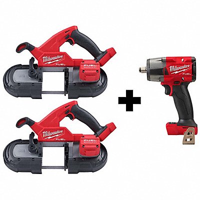 MILWAUKEE 282920282920296000 M18 Fuel (2) CP Band Saw Fuel1/2 MTIW