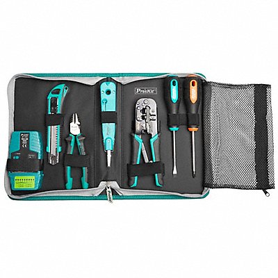 PRO SKIT PK2636 CAT 5 Termination Kit Tool Case 7 Pieces