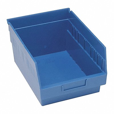 QUANTUM STORAGE SYSTEMS KQSB207BL8 Shelf Bins 11-5/8 x8-3/8 x6 Blu PK8