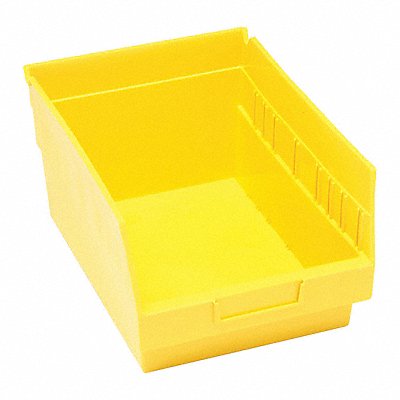 QUANTUM STORAGE SYSTEMS KQSB207YL8 Shelf Bins 11-5/8 x8-3/8 x6 Yel PK8