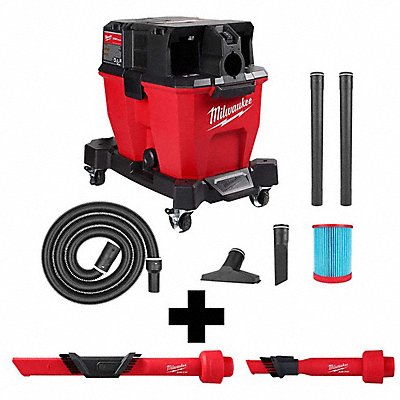 MILWAUKEE 9.20204990202349E+20 Dual Shop Vac 3-in-1 Brush 2-in-1 Brush