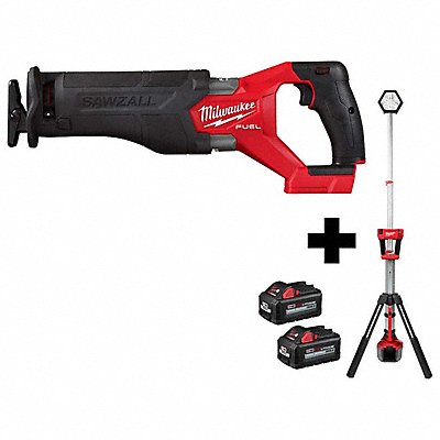 MILWAUKEE 28212021312048100000 M18 SAWZALL Tower Light M18 XC6.0 2PK