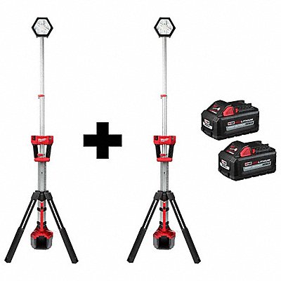 MILWAUKEE 21312021312048100000 Tower Light Tower Light M18 XC6.0 2PK