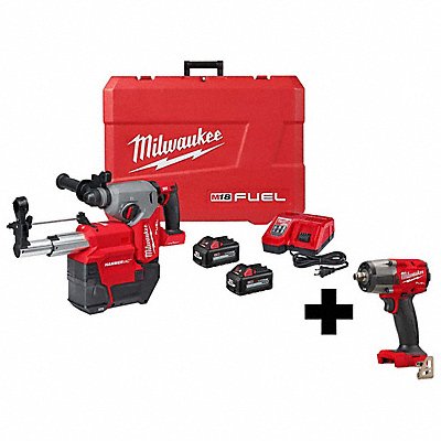 MILWAUKEE 291422DE296220 M18 FUEL 1-1/8 SDS+RtryHmr ImpWrench