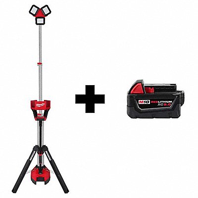 MILWAUKEE 21362000000000 M18 Tower Light/Charger M18 XC5.0 Bat