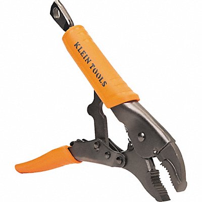 KLEIN TOOLS 38602 Locking Pliers Curved Jaw 10-Inch