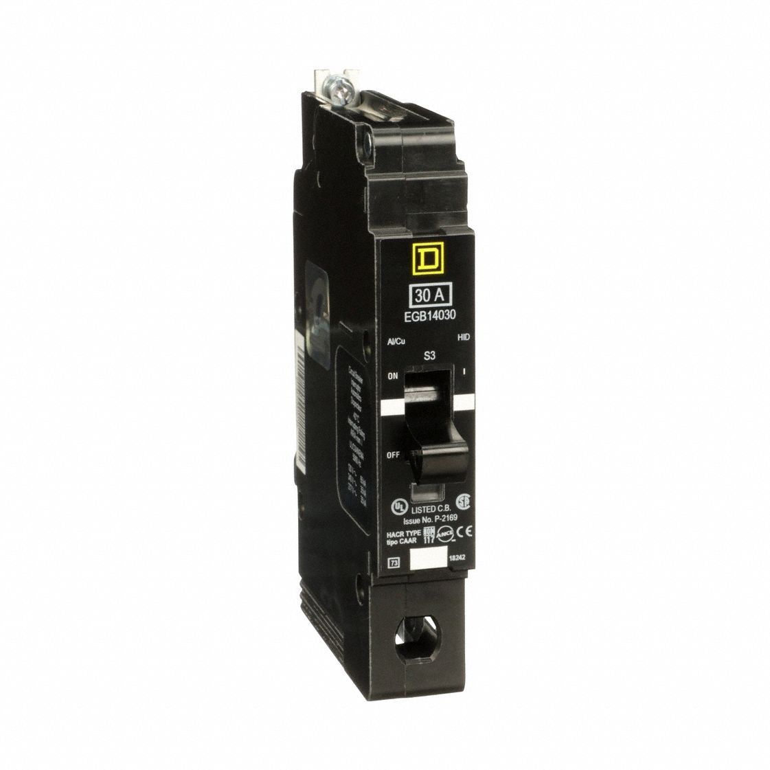 SQUARE D EGB14030 Miniature Circuit Breaker 277V 30A