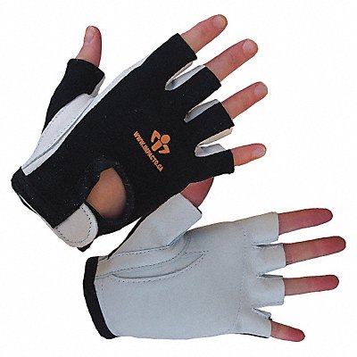 IMPACTO 40130110030 Anti-Impact Gloves M Black/White PR