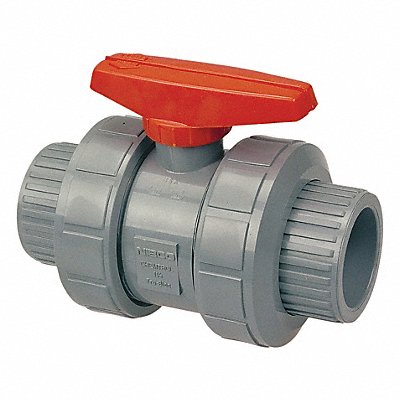 CHEMTROL S51TBV3 Manual 2-Way Ball Valve Socket CPVC