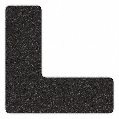 INCOM MANUFACTURING LM110K Floor Tape Black 6 inx6 in L PK25