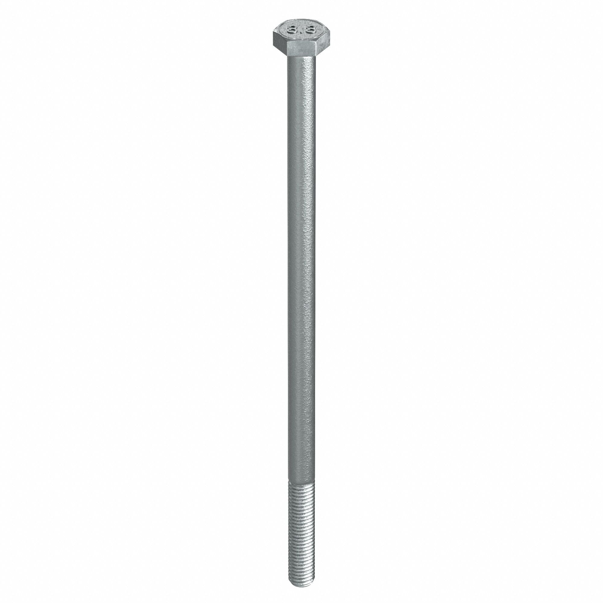 GRAINGER M012002000100 Hex Head Cap Screw ST CL8.8 100mm M20-2.50 10PK