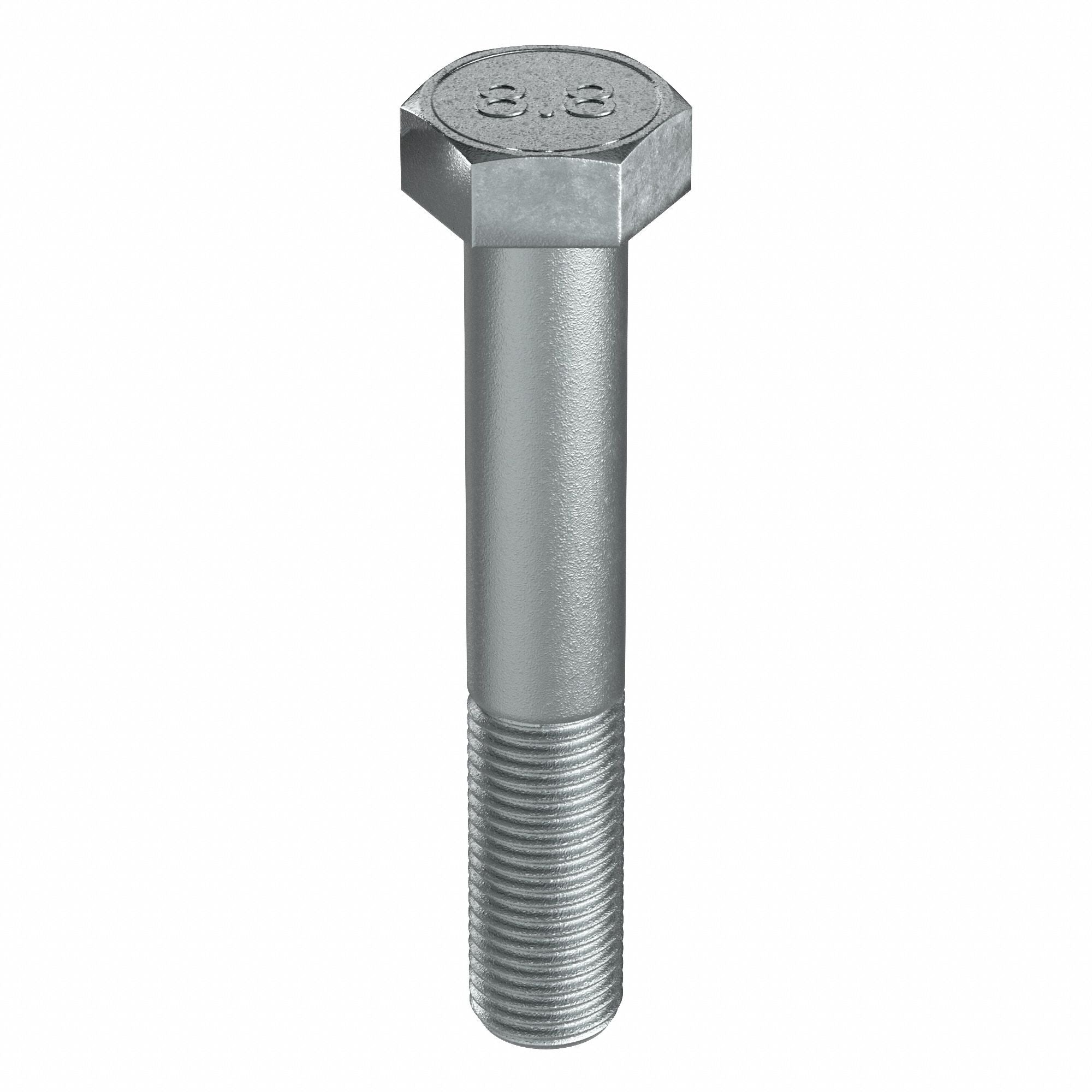 GRAINGER M012002000260 Hex Head Cap Screw ST CL8.8 260mm M20-2.50 5PK