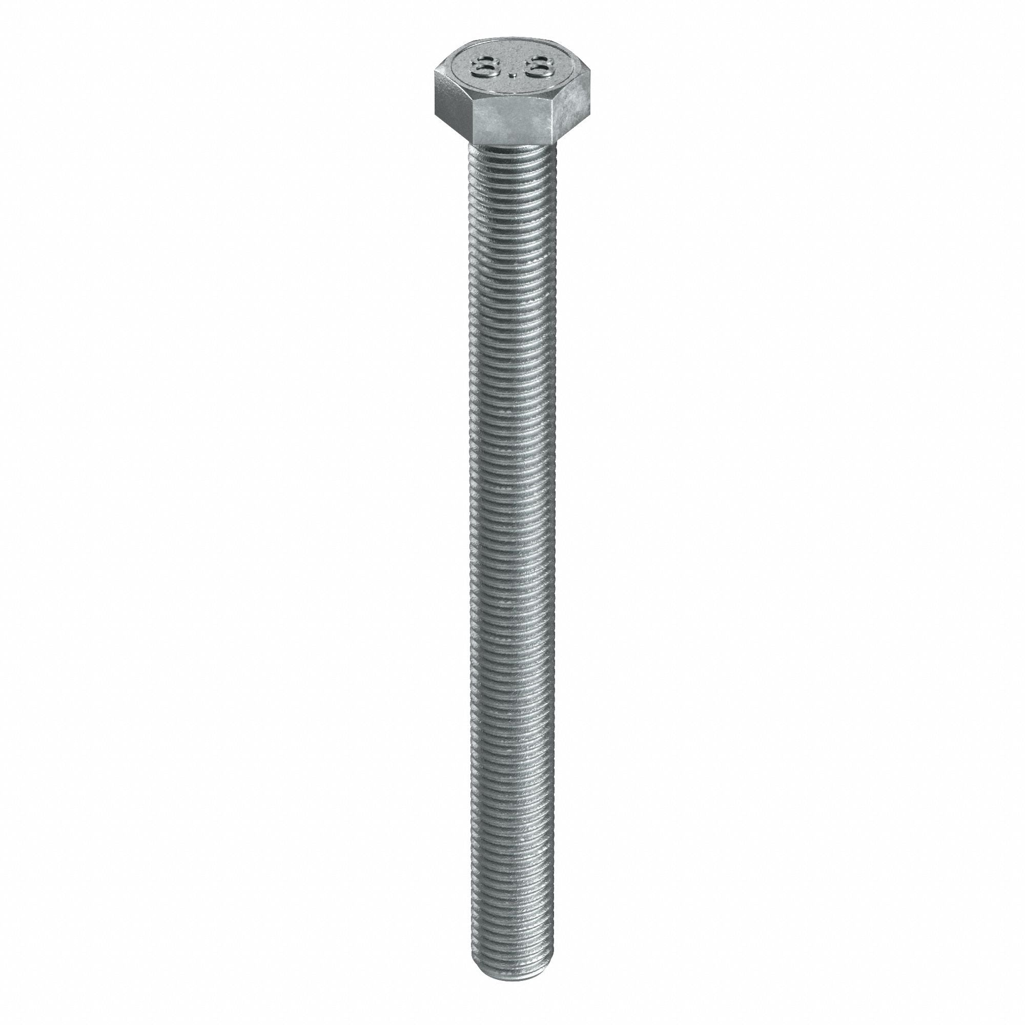 GRAINGER M012101600180 Hex Head Cap Screw ST CL8.8 180mm M16-2.00 10PK