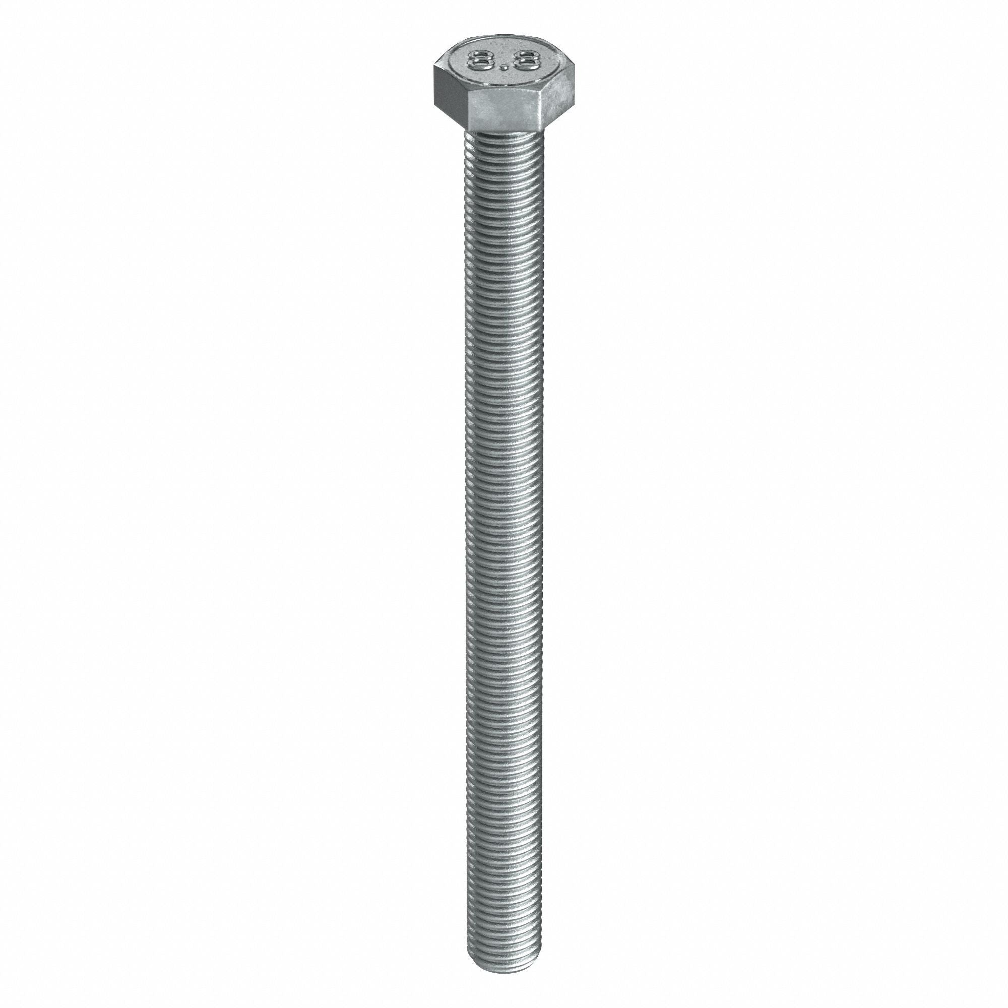 GRAINGER M012101600200 Hex Head Cap Screw ST CL8.8 200mm M16-2.00 10PK