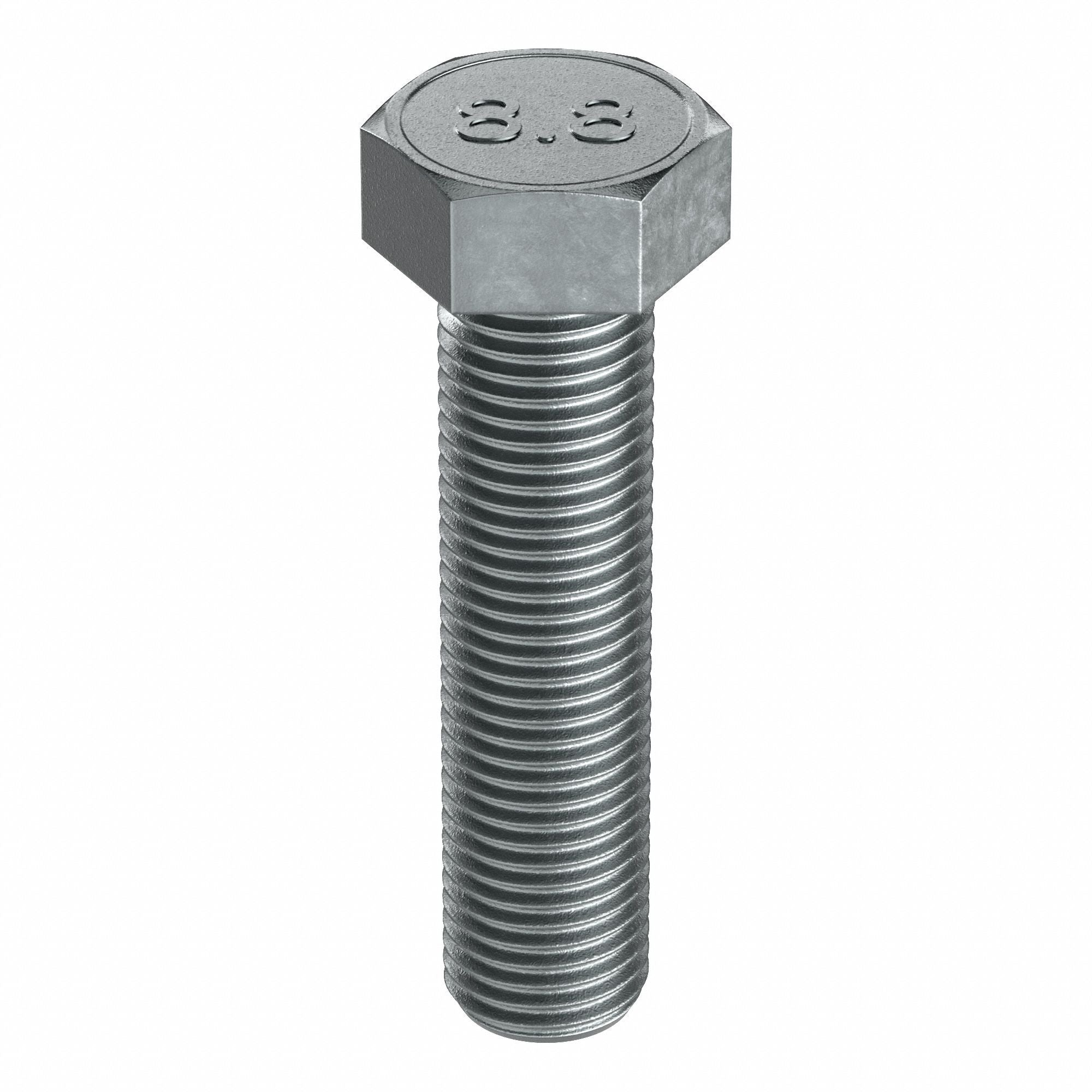 GRAINGER M012101600100 Hex Head Cap Screw ST CL8.8 100mm M16-2.00 10PK