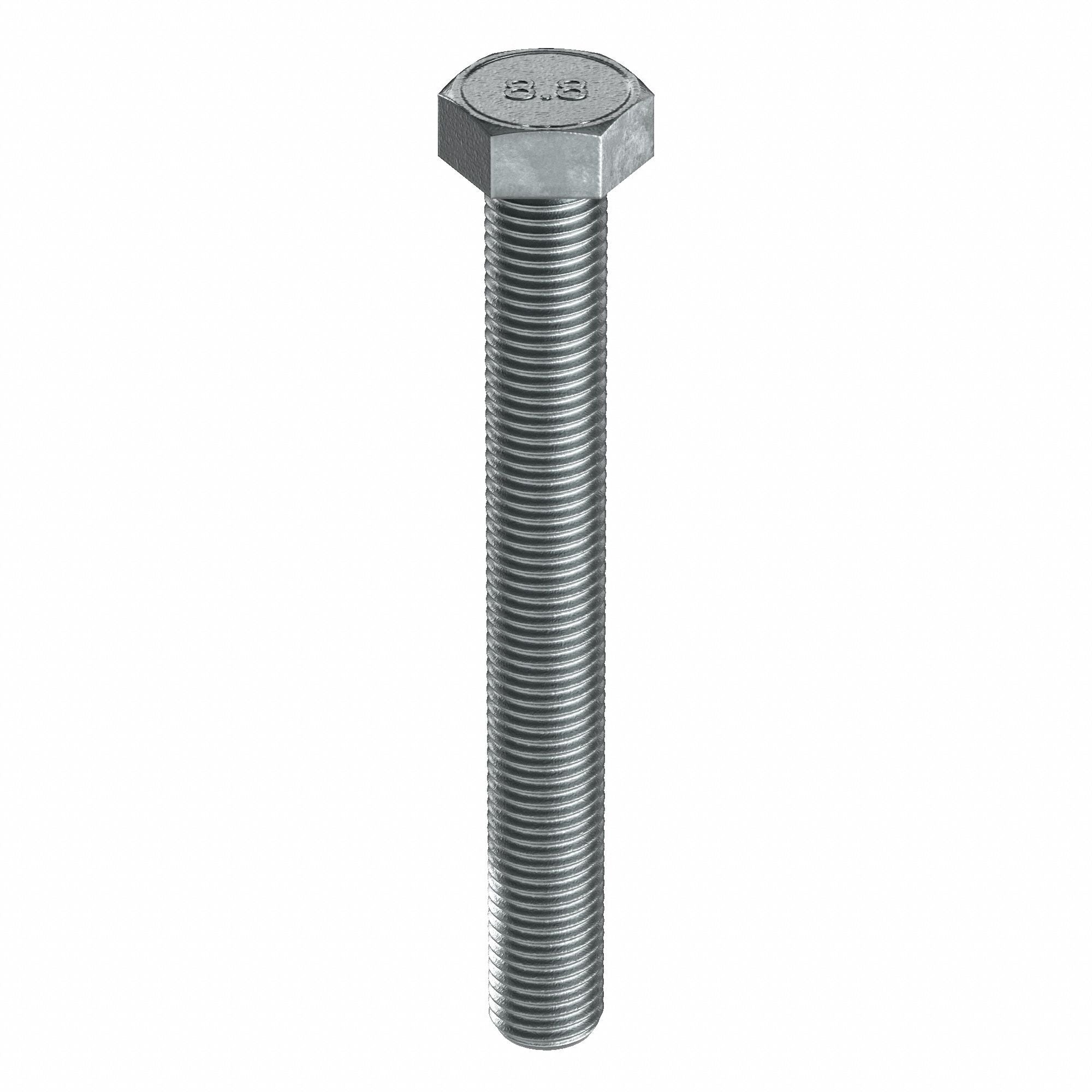 GRAINGER M012102400200 Hex Head Cap Screw ST CL8.8 200mm M24-3.00 5PK