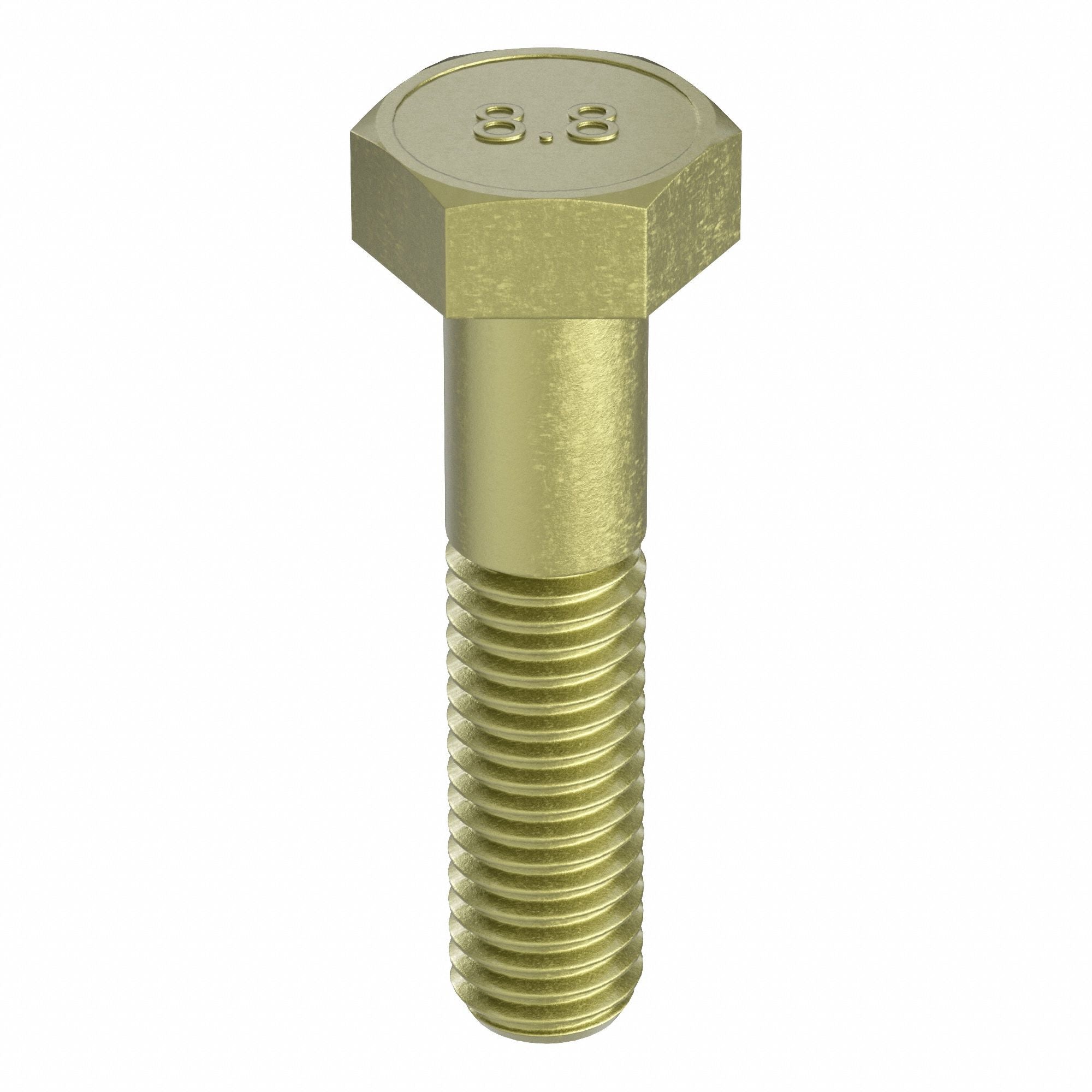 GRAINGER M012200600080 Hex Head Cap Screw Steel 80mm M6-1.00 100PK