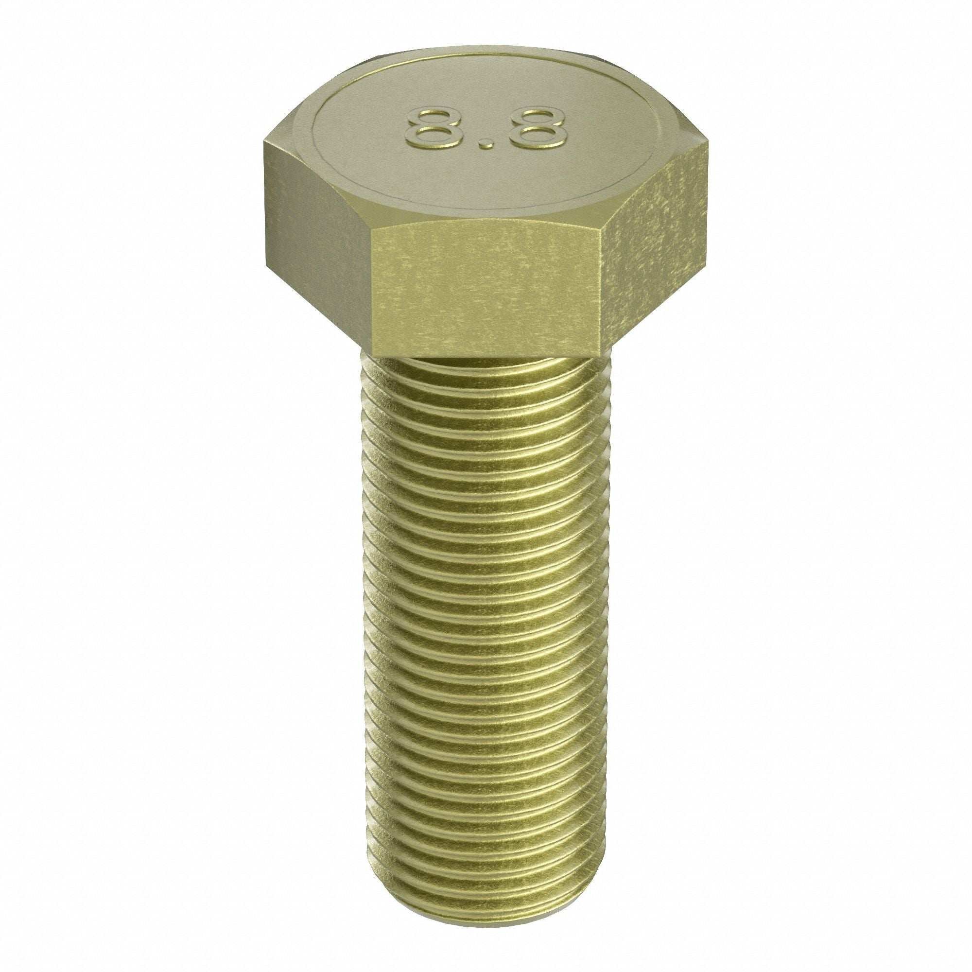 GRAINGER M012511800050 Hex Head Cap Screw Steel 50mm M18-1.50 25PK