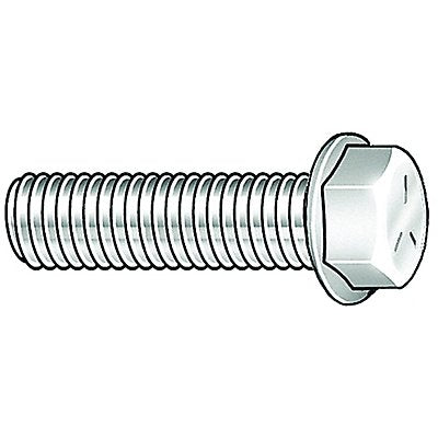 GRAINGER M012580600016 Flange Bolts Fastener L 16 mm PK100