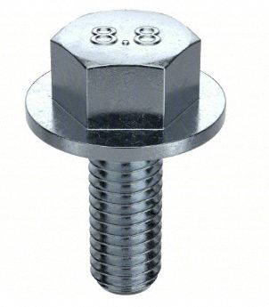GRAINGER M012580600020 Flange Bolts Fastener L 20 mm PK100