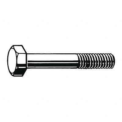 GRAINGER U042101250650 Structural Bolt, Steel, A325 Type 1, Hot Dipped Galvanised 1 1/4-7x6 1/2L Pk5
