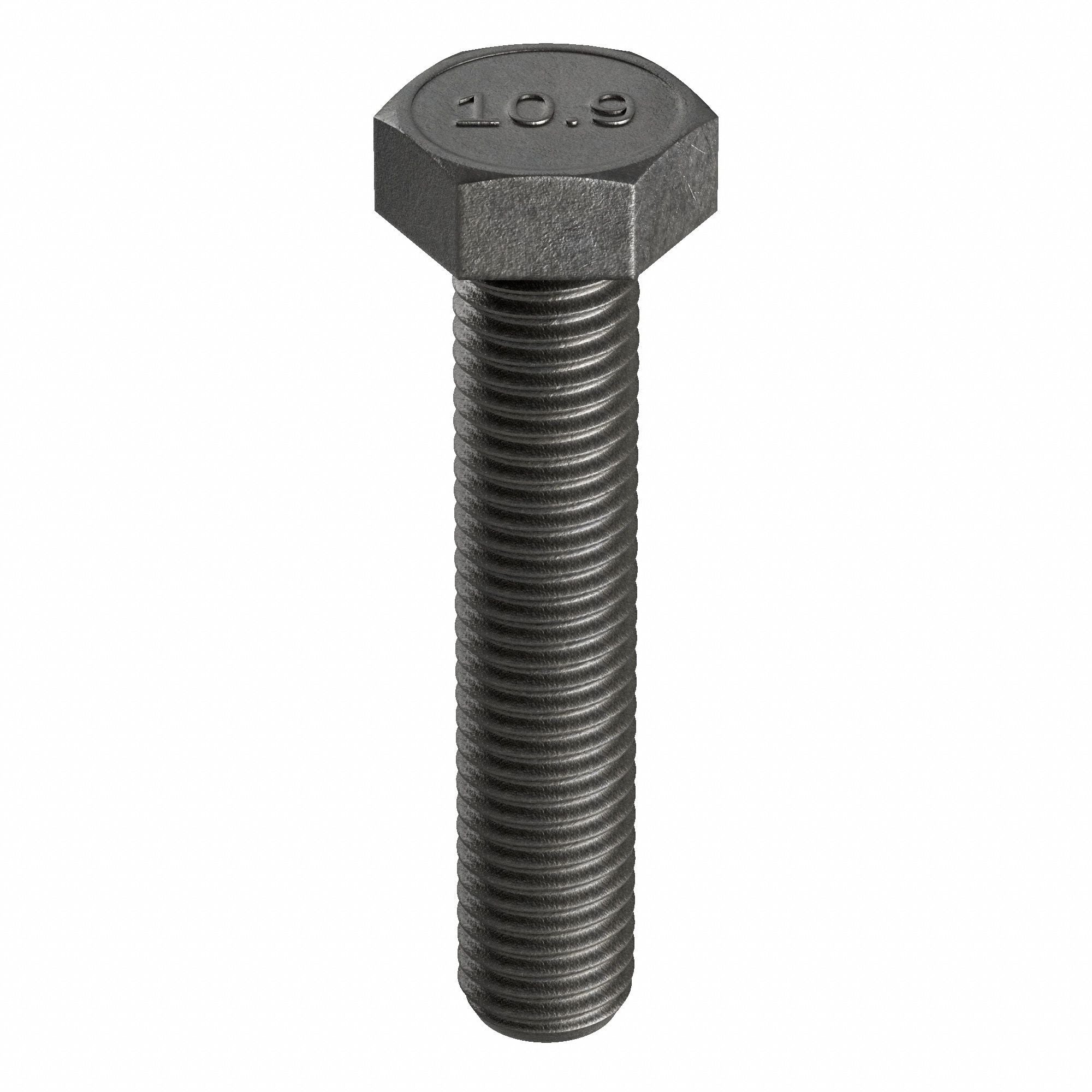 GRAINGER M041101600090 Hex Head Cap Screw St 10.9 90mm M16-2.00 10PK