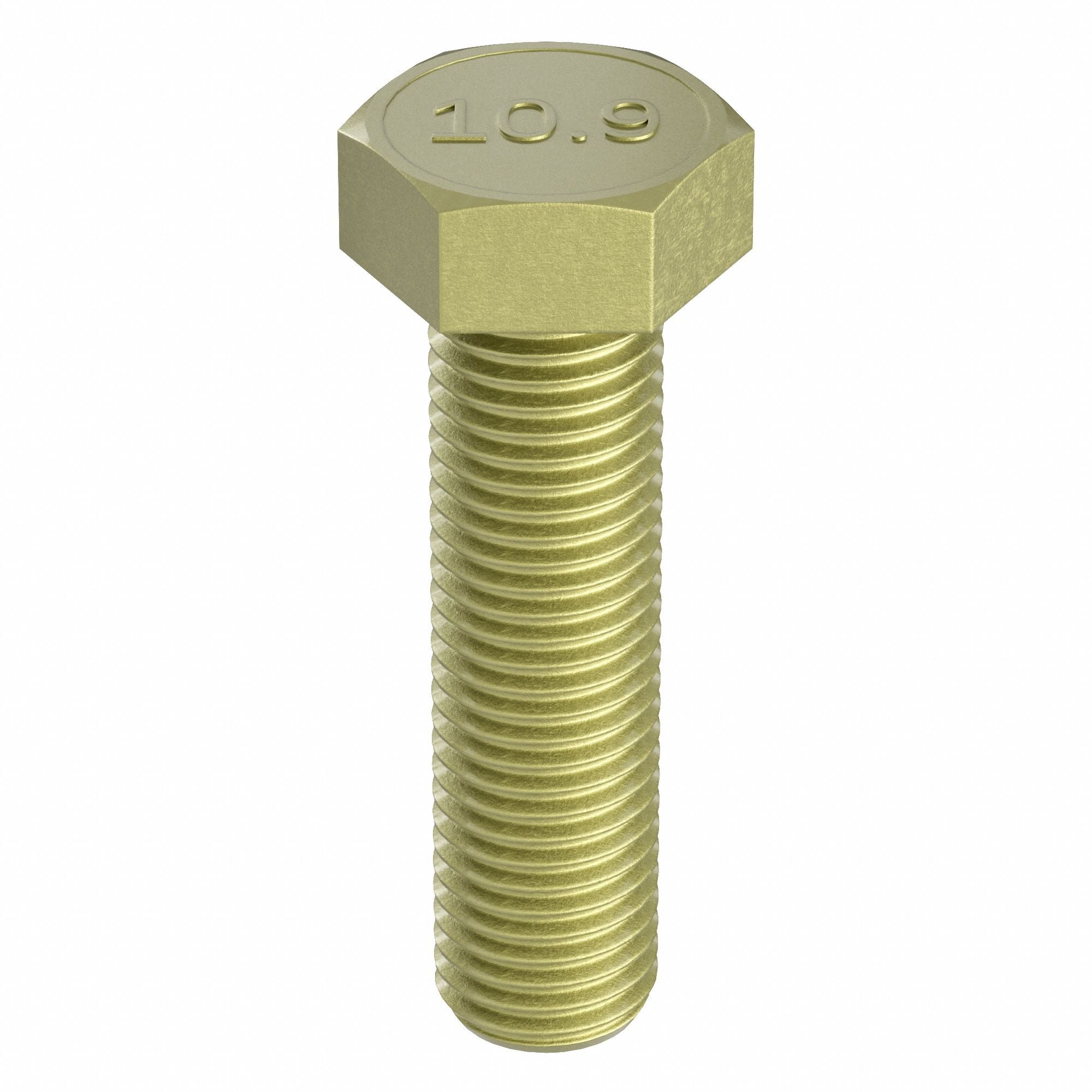 GRAINGER M041142000080 Hex Head Cap Screw Steel 80mm M20-2.50 10PK