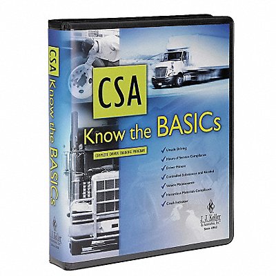 JJ KELLER 27677 DVD Training Program CSAA Drivers Guide