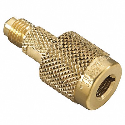 YELLOW JACKET 19109 Quick Coupler Low Loss 1/4 In MxF 0 Deg