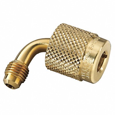 YELLOW JACKET 19209 Quick Coupler Low Loss 1/4 In MxF 90 Deg