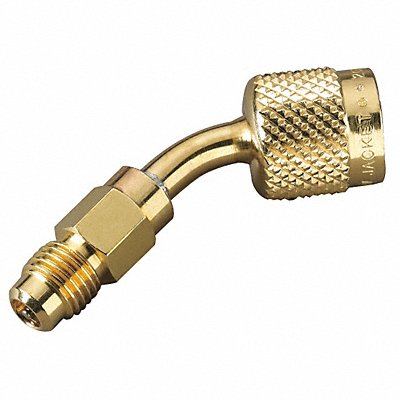 YELLOW JACKET 19173 Quick Coupler 1/4 In Mx5/16 In F 45 Deg