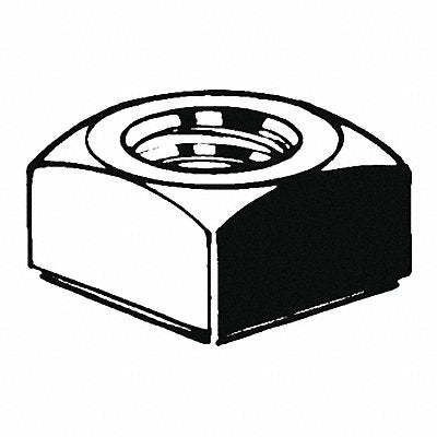 GRAINGER M111401000001 SqrNt Znc Stl M10-1.5 8mm 17mm 100PK