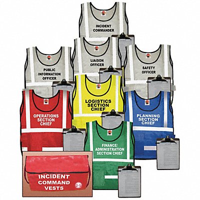 DISASTER MANAGEMENT SYSTEMS DMS05301 Safety Vest Assorted Inc Cmnd Univsl