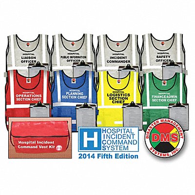 DISASTER MANAGEMENT SYSTEMS DMS05371 Safety Vest Assorted HCIC Universal