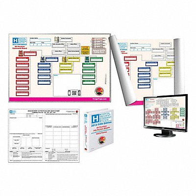 DISASTER MANAGEMENT SYSTEMS DMS05424 HICS 2014 Command Board 26 Positions