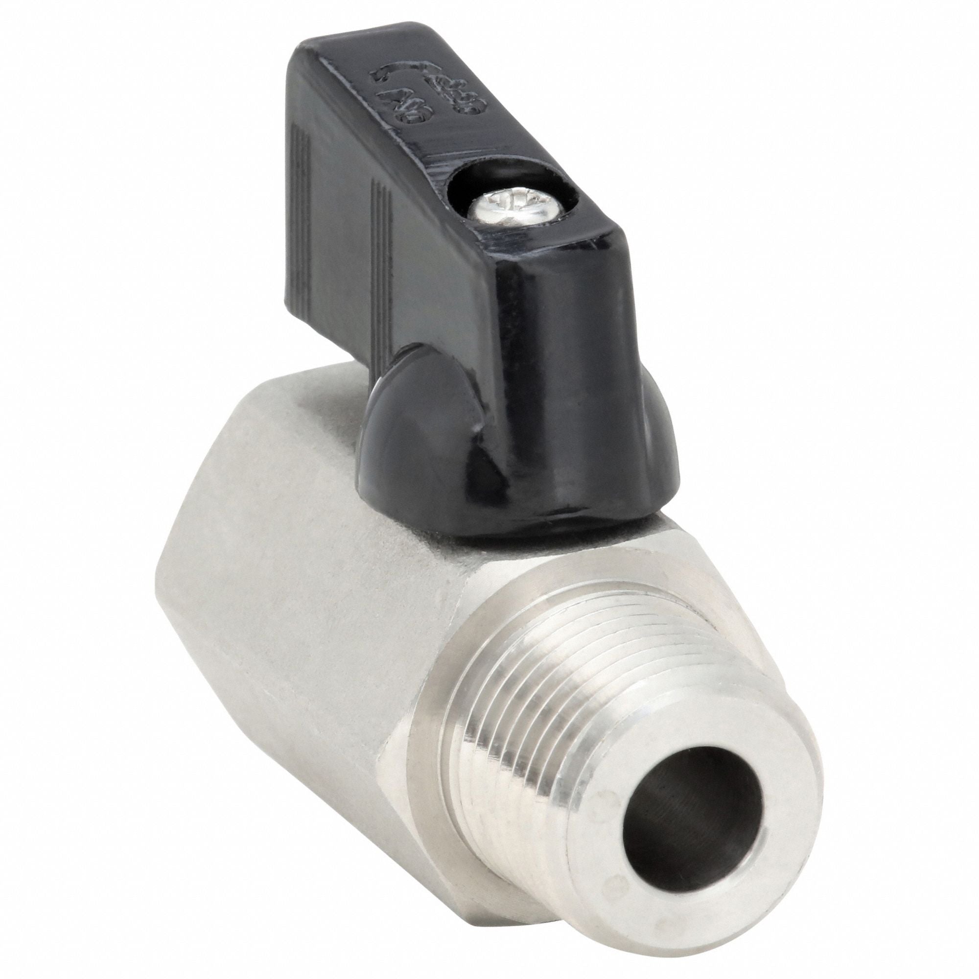 GRAINGER GSSMM38NL Manual 2-Way Ball Valve NPT 316 SS