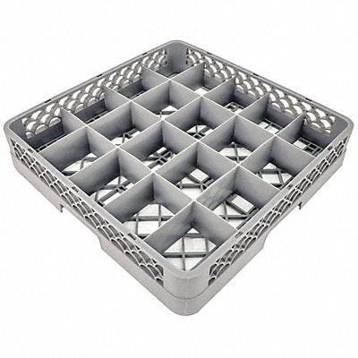 CRESTWARE RBC20 Glass Rack 19 1/2 L Grey