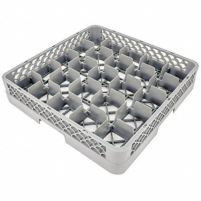 CRESTWARE RBC25 Glass Rack 19 1/2 L Grey