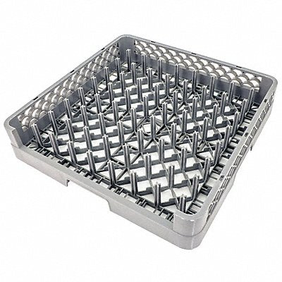 CRESTWARE RBPTO Open End Peg Rack 19 1/2 L Grey