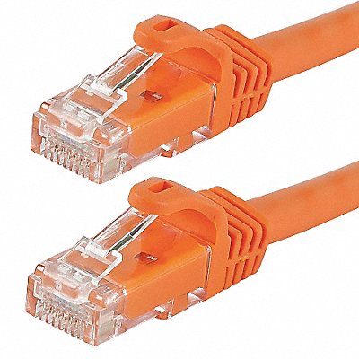 MONOPRICE 9861 Patch Cord Cat 6 Flexboot Orange 3.0 ft.