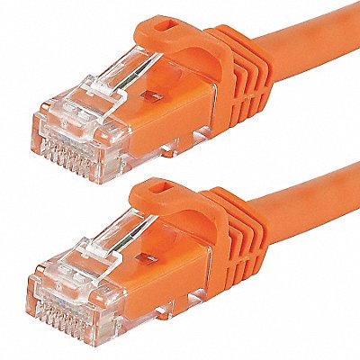 MONOPRICE 9870 Patch Cord Cat 6 Flexboot Orange 10 ft.