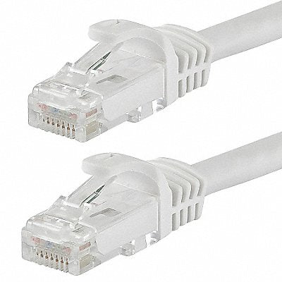 MONOPRICE 9825 Patch Cord Cat 6 Flexboot White 14 ft.