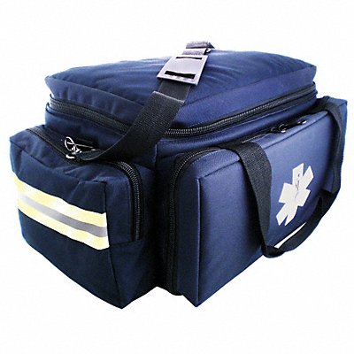 MEDSOURCE MSB3321 Trauma Bag 10-1/2x12x20 in Navy