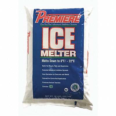 PREMIERE PM050BGHT Ice Melt 50 lb Bag Half TL