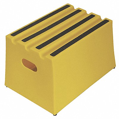 DPI ST1814 J4023 Step Stand 1 Step Polyethylene Yellow