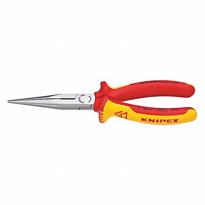 KNIPEX 2618200US Long Nose Plier 8 L Serrated