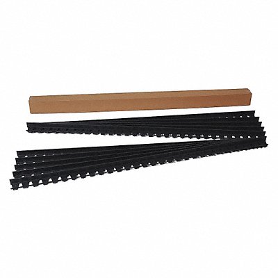 GRAINGER 126260C Paver Edging 60 ft Black Plastic